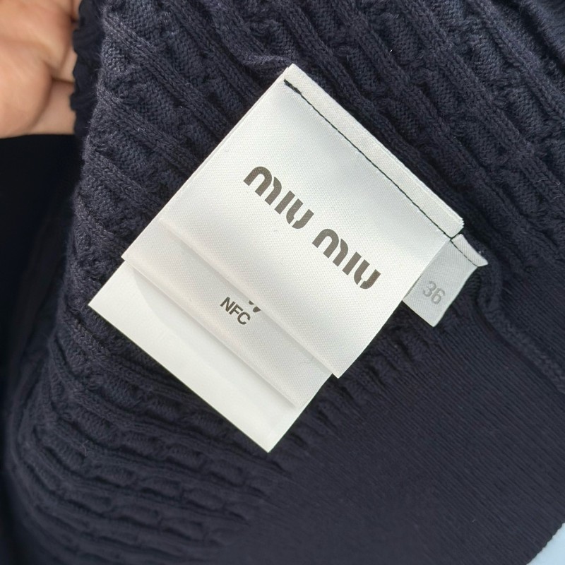 MiuMiu Knit Polo Tee