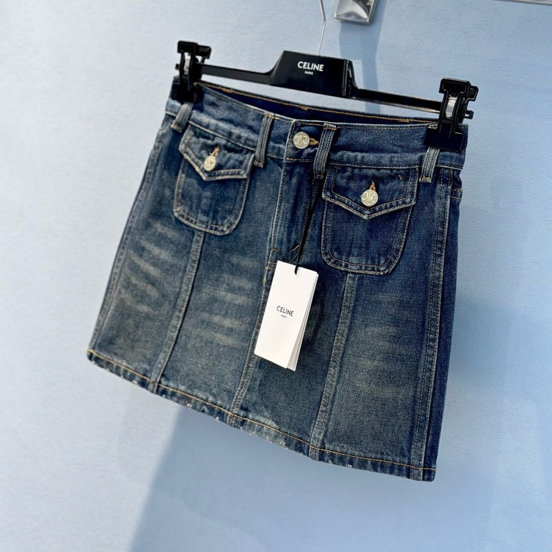 Celine Denim Skirts