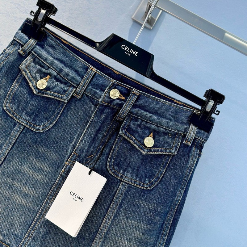 Celine Denim Skirts