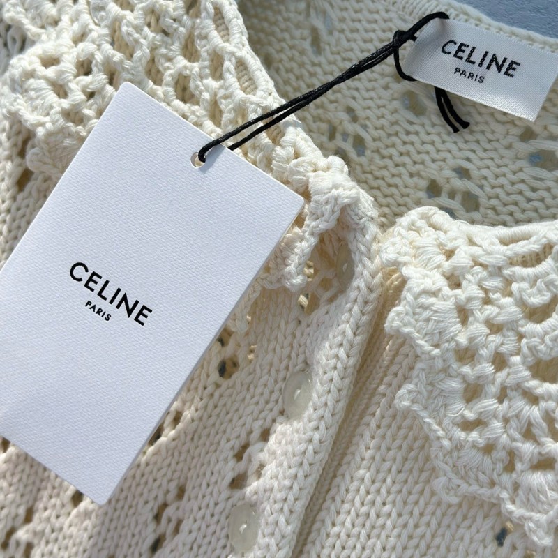 Celine Knit Shirt Dress