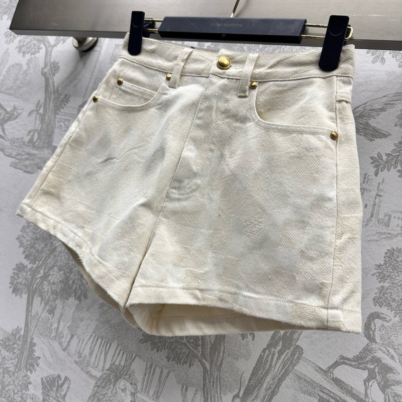 LV Denim Shorts