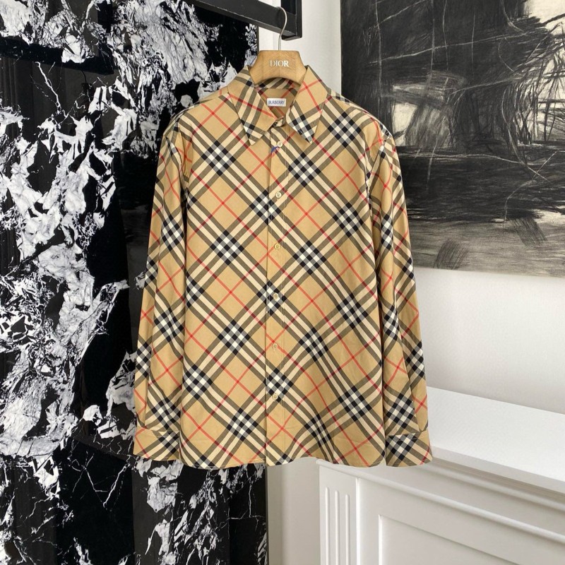 Burberry Unisex Long Sleeves Shirt