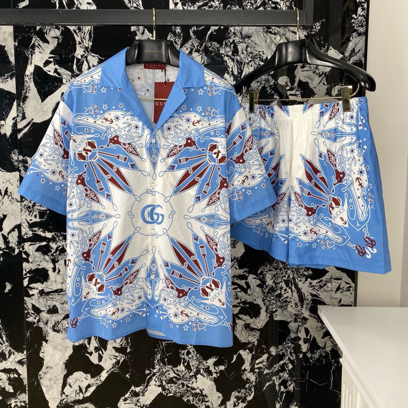 Gucci Unisex Shirt & Shorts Set