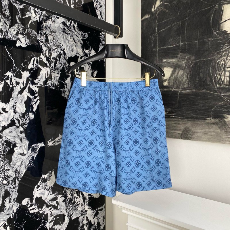 LV Unisex Silk Shirt & Shorts Set