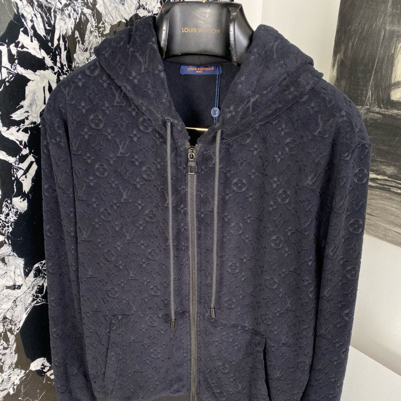 LV Unisex Zipper Jacket & Shorts Set