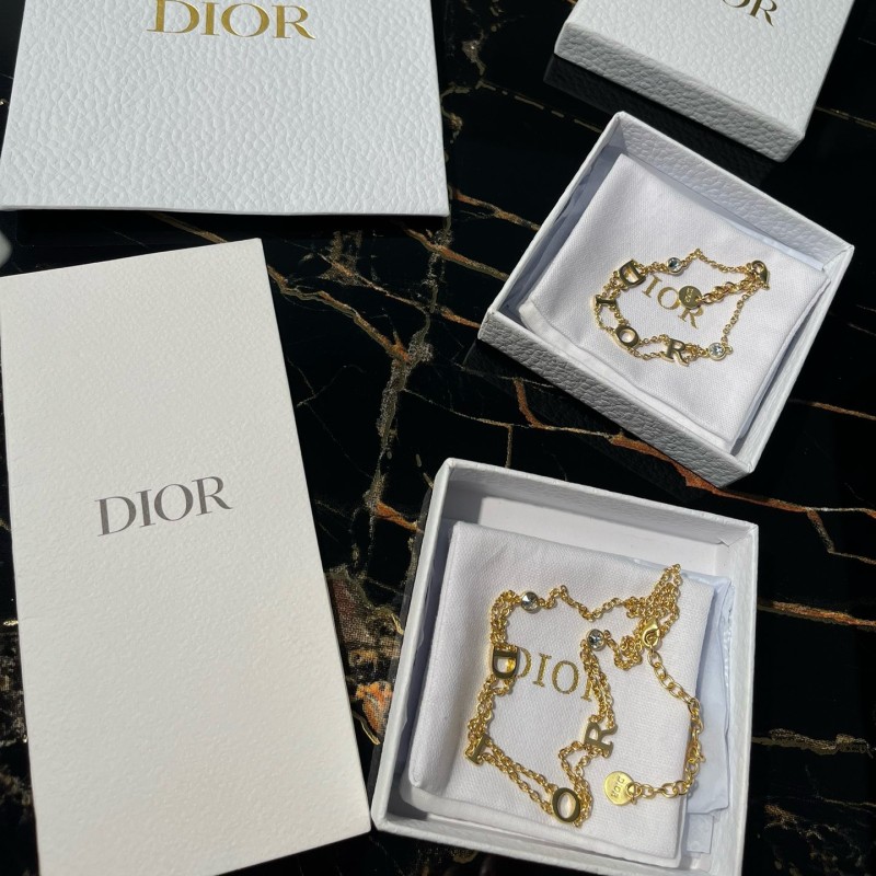 Dior Necklace Bracelet