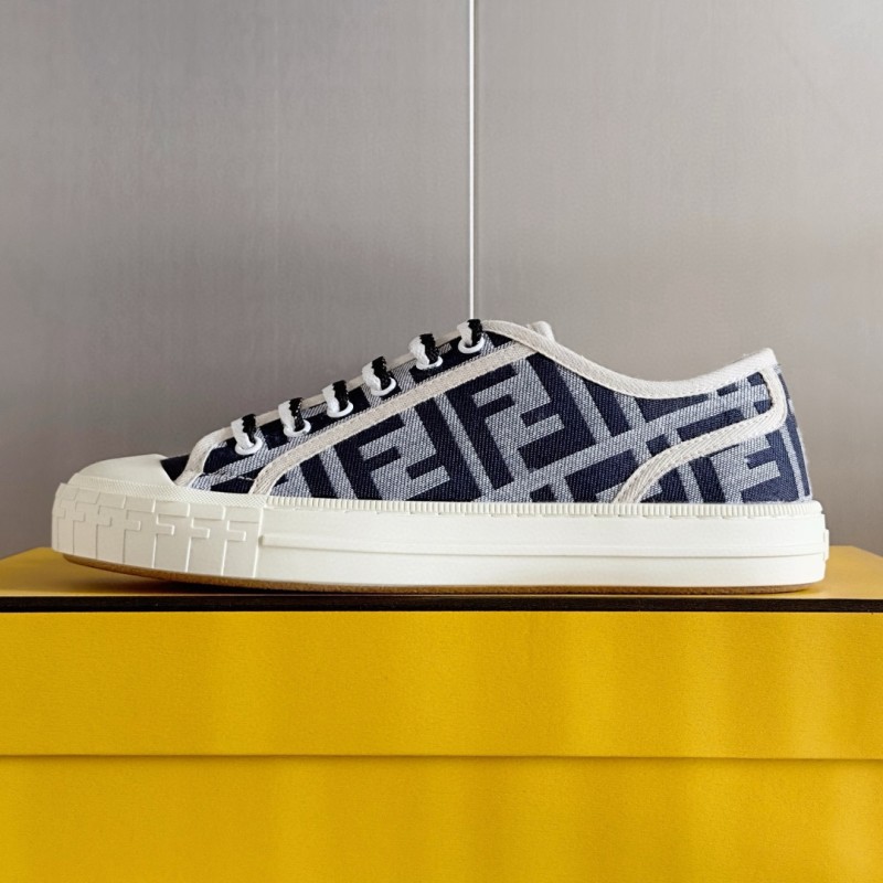 Fendi Domino Unisex Canvas Shoes