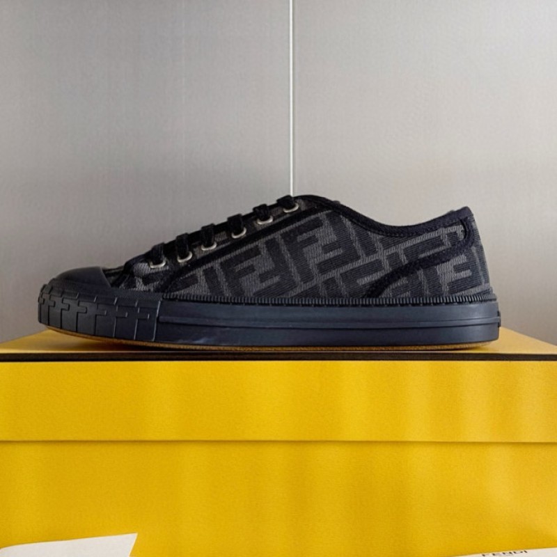 Fendi Domino Unisex Canvas Shoes