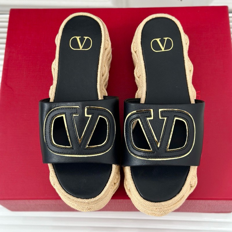 Valentino Platform Slippers