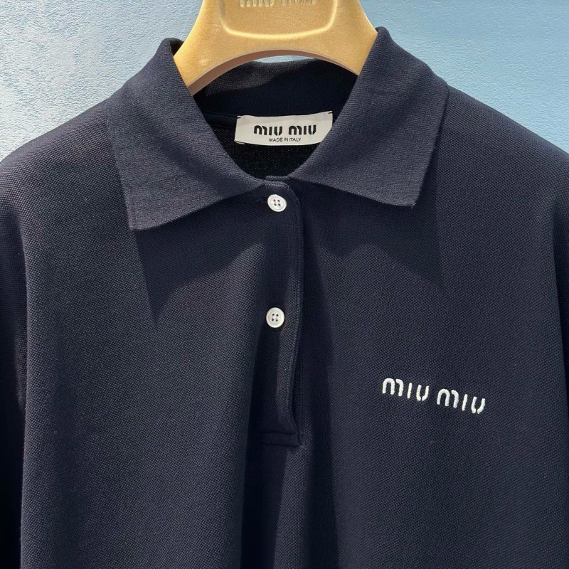 MiuMiu Long Sleeves Polo Tee