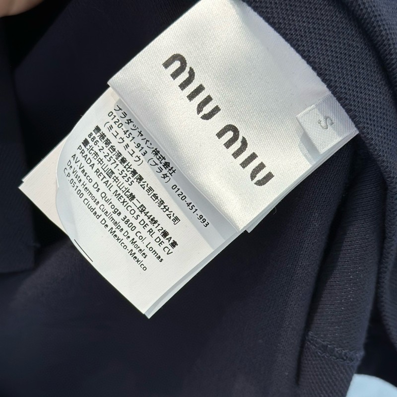 MiuMiu Long Sleeves Polo Tee