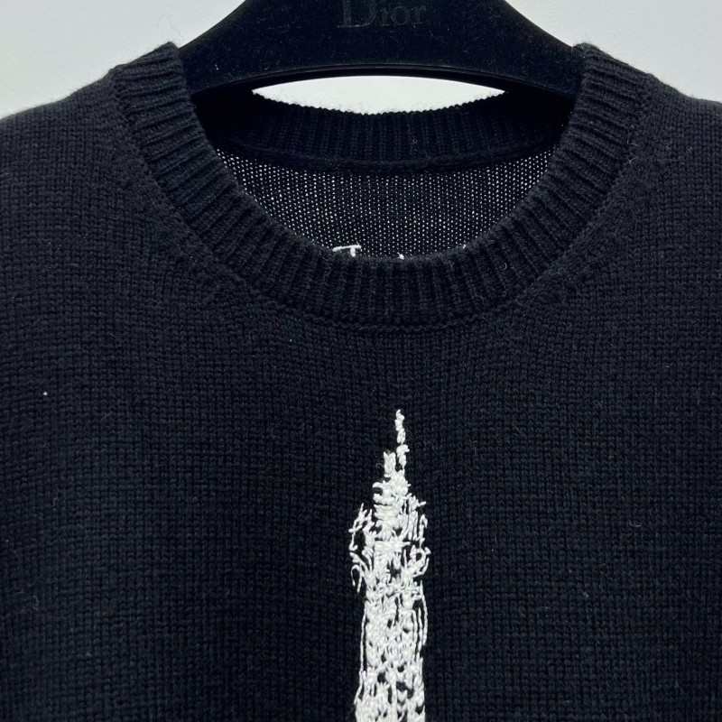 Dior Cashmere Knit Long Sleeves Tee