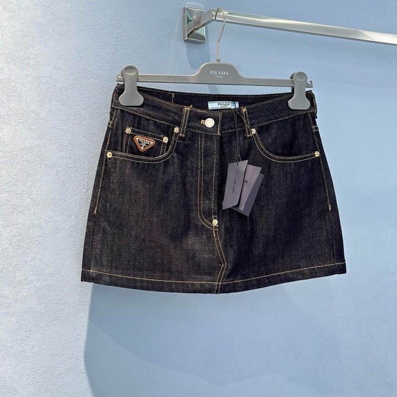 Prada Denim Skirts