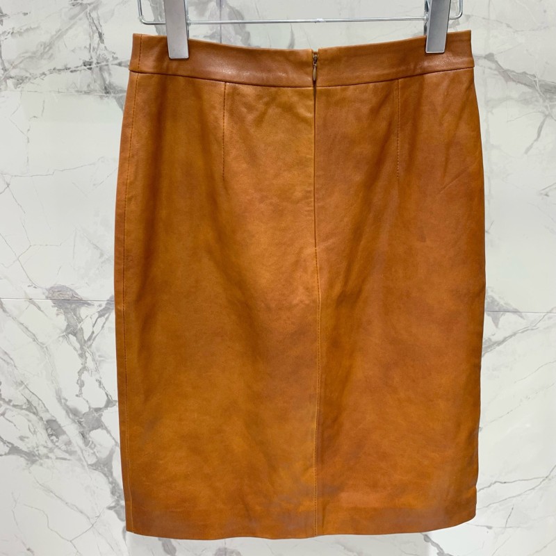 YSL Leather Skirts