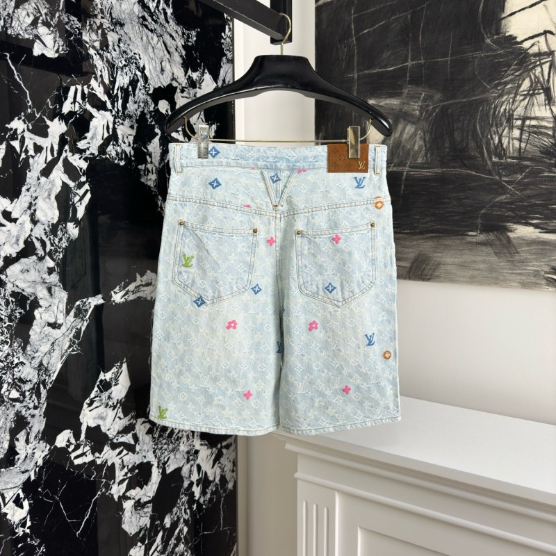 LV Unisex Denim Shorts