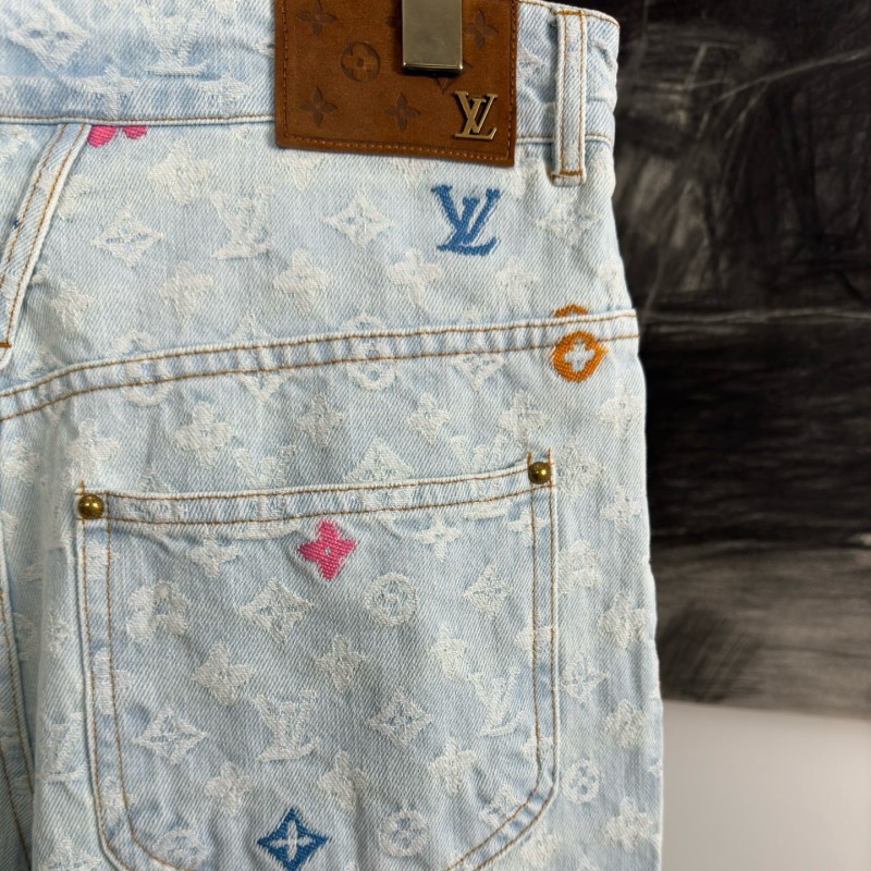 LV Unisex Denim Shorts