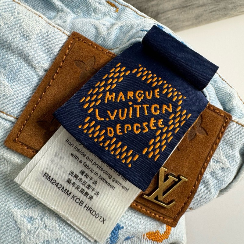 LV Unisex Denim Shorts