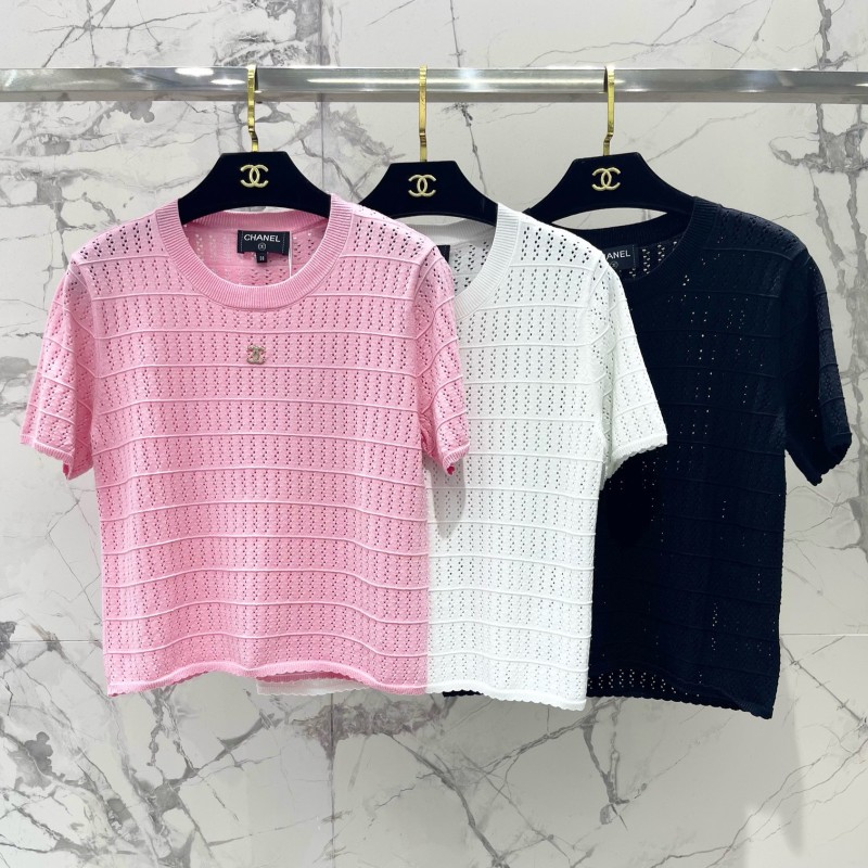 Chanel Knit Hollow Tee