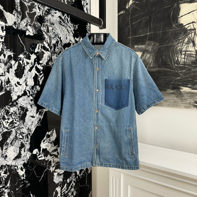 Gucci Unisex Denim Jacket & Shorts