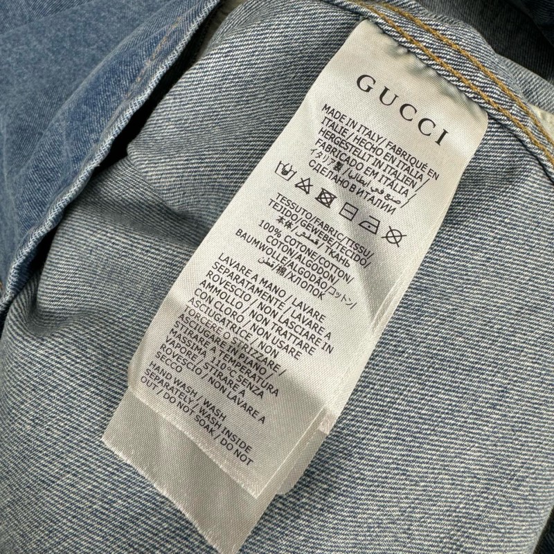 Gucci Unisex Denim Jacket & Shorts