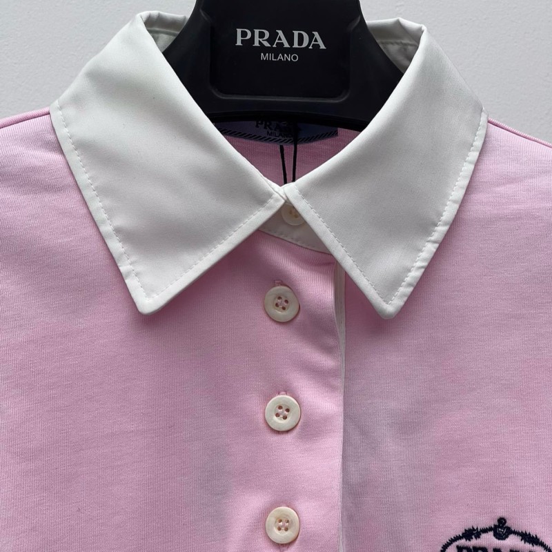 Prada Long Sleeves Polo Tee