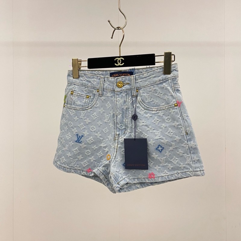 LV Denim Shorts