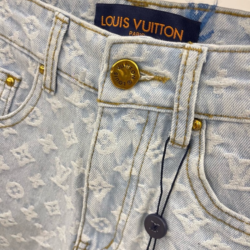 LV Denim Shorts