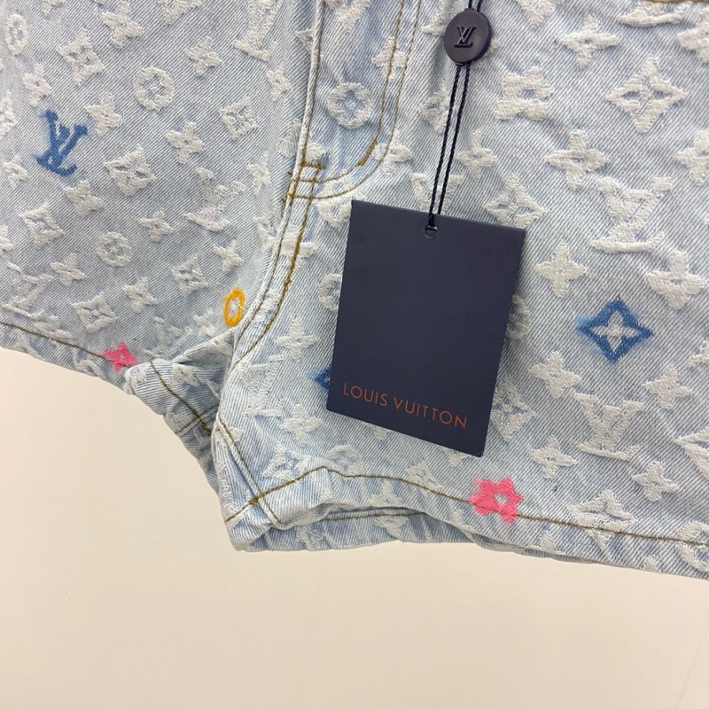 LV Denim Shorts