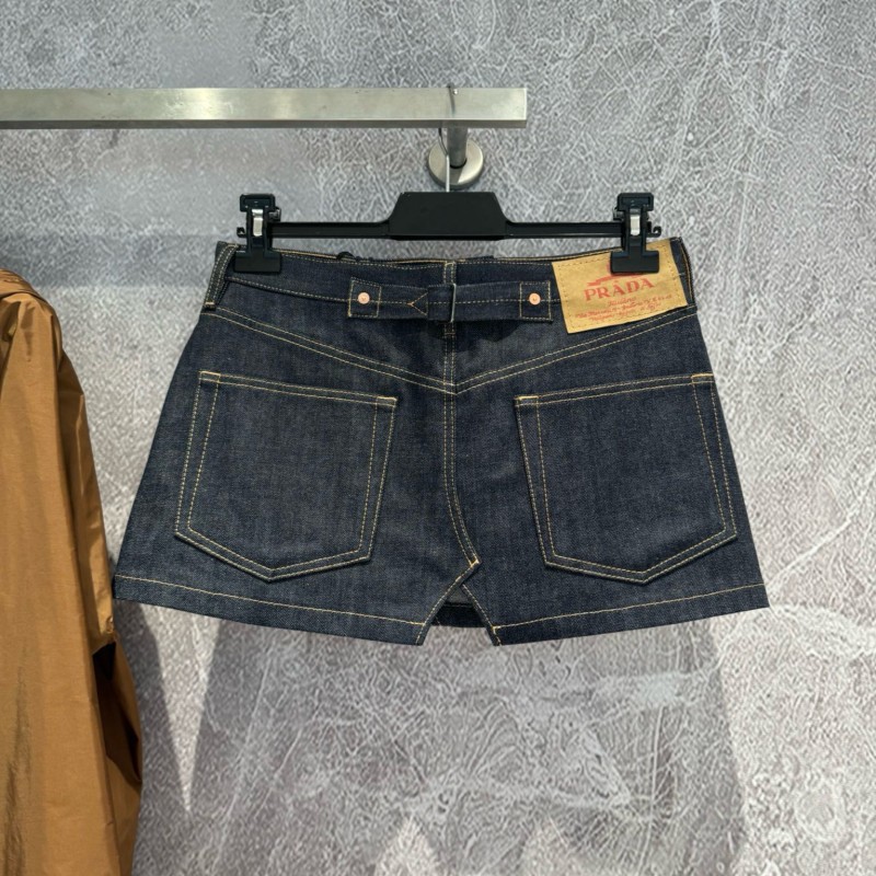 Prada Denim Skirts