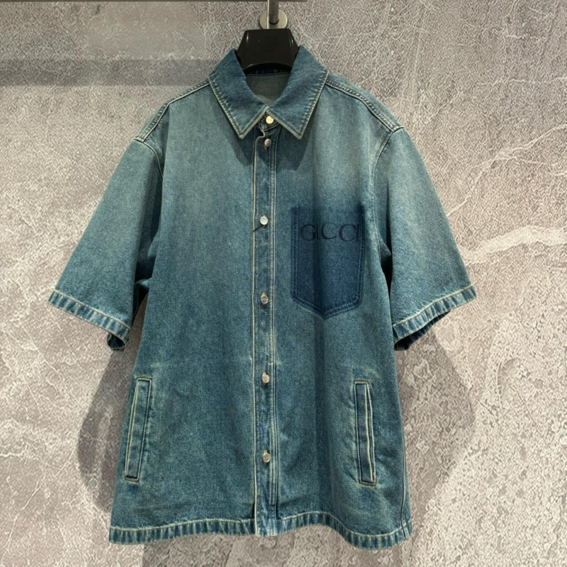 Gucci Unisex Denim Shirt