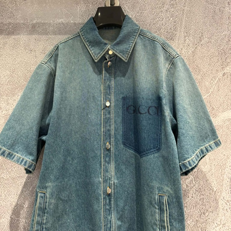 Gucci Unisex Denim Shirt