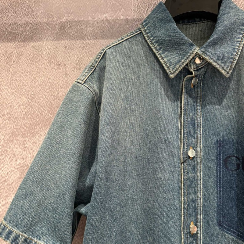 Gucci Unisex Denim Shirt