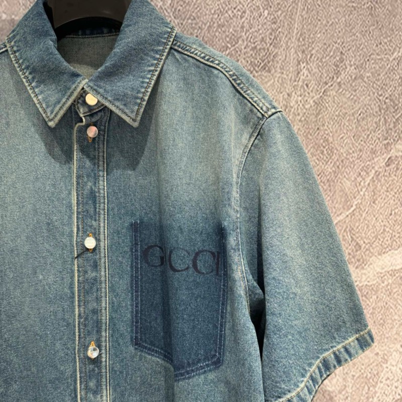 Gucci Unisex Denim Shirt