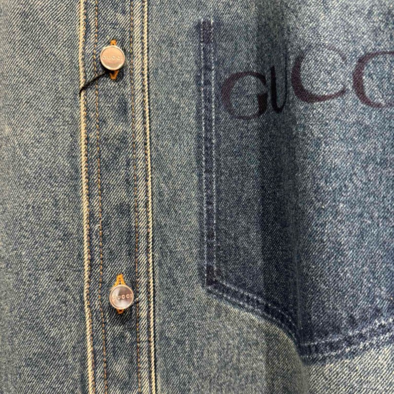 Gucci Unisex Denim Shirt