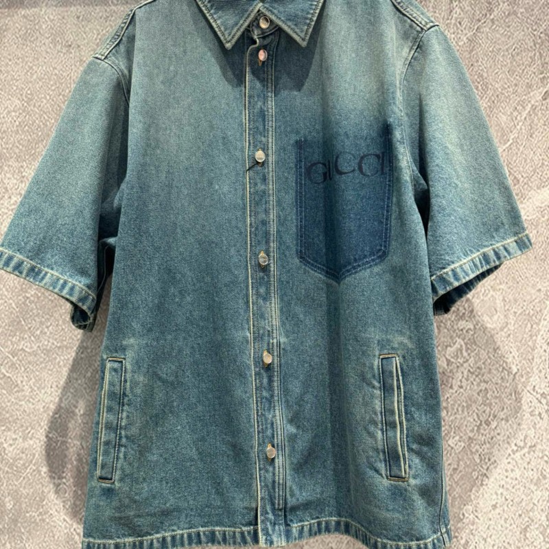 Gucci Unisex Denim Shirt