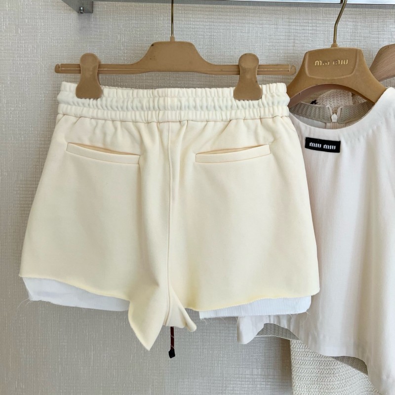 MiuMiu Zipper Hoodie & Shorts