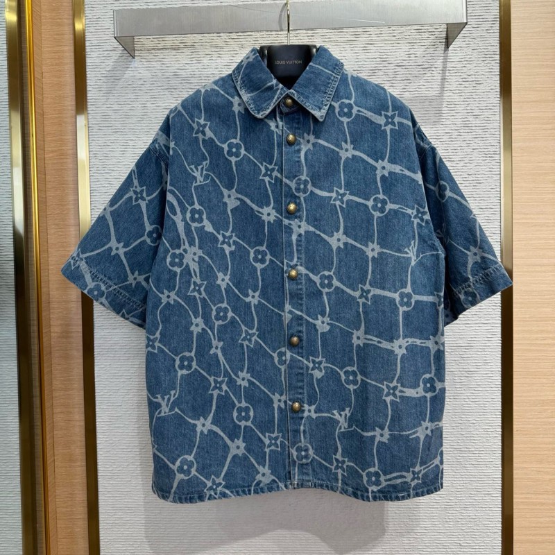 LV Unisex Denim Jacket & Shorts