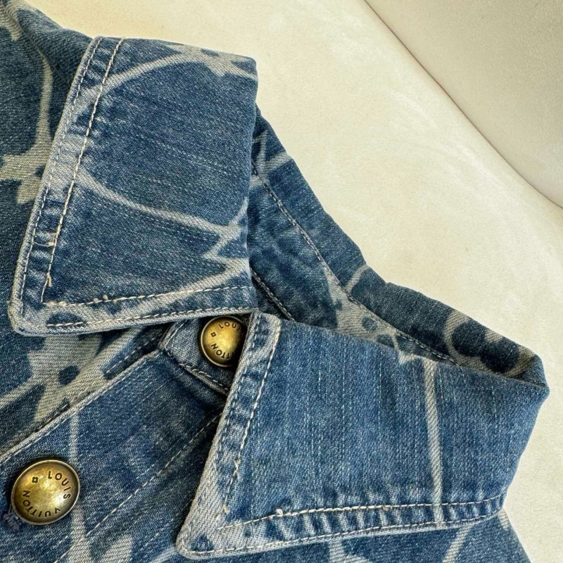 LV Unisex Denim Jacket & Shorts