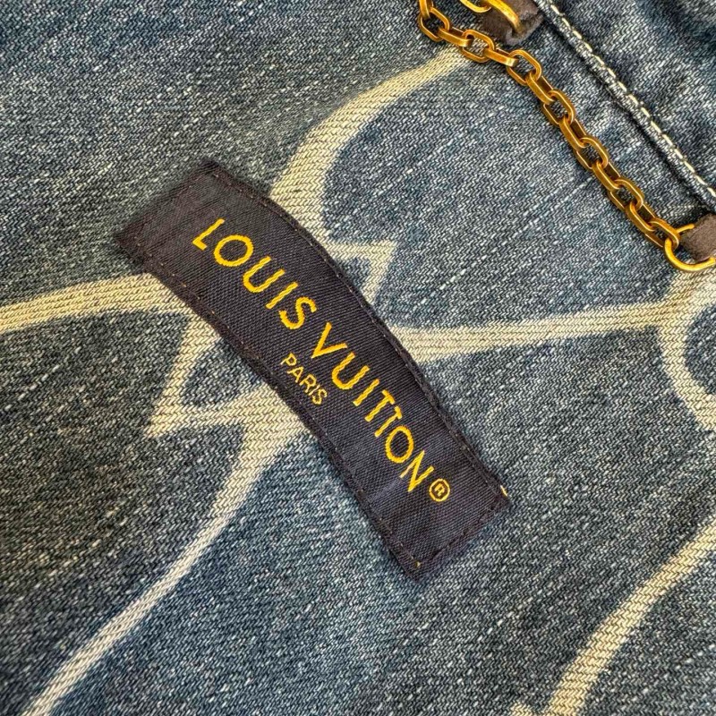 LV Unisex Denim Jacket & Shorts