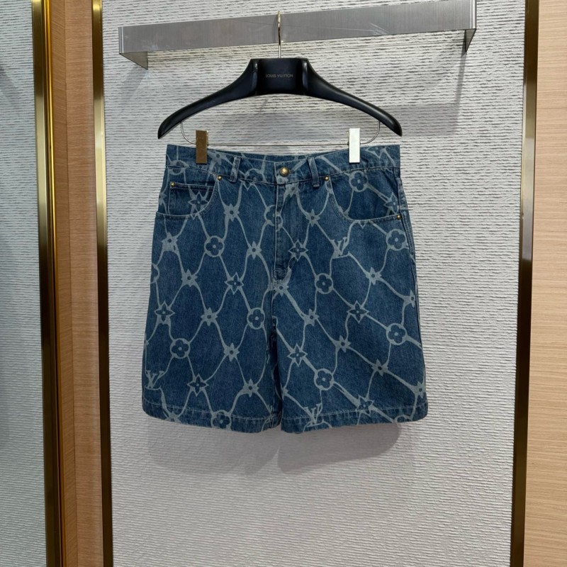 LV Unisex Denim Jacket & Shorts