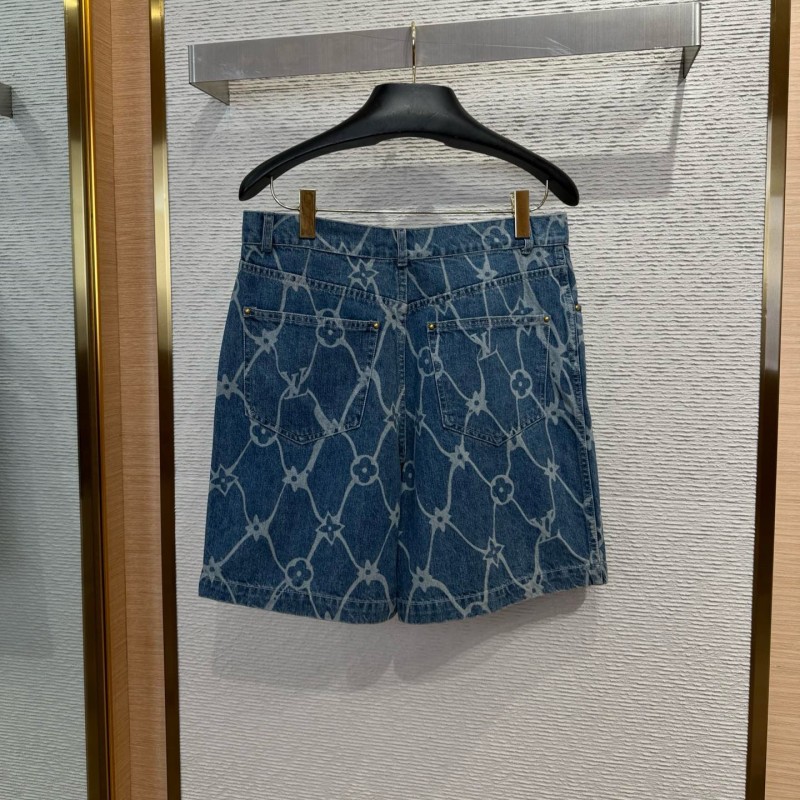 LV Unisex Denim Jacket & Shorts