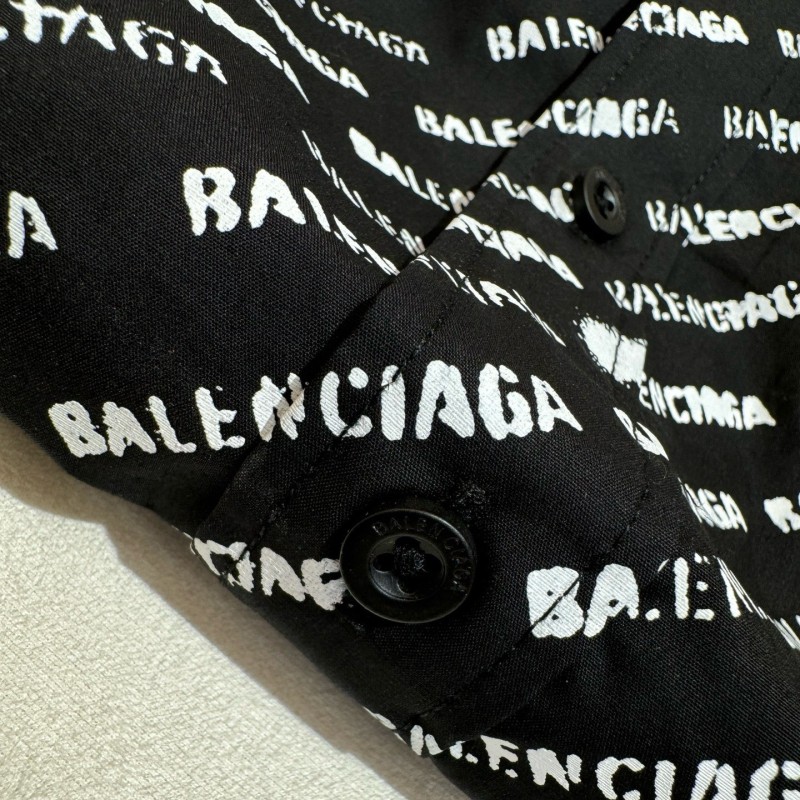 Balenciaga Unisex Long Sleeves Shirt