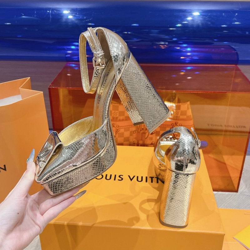 LV Heels Sandals