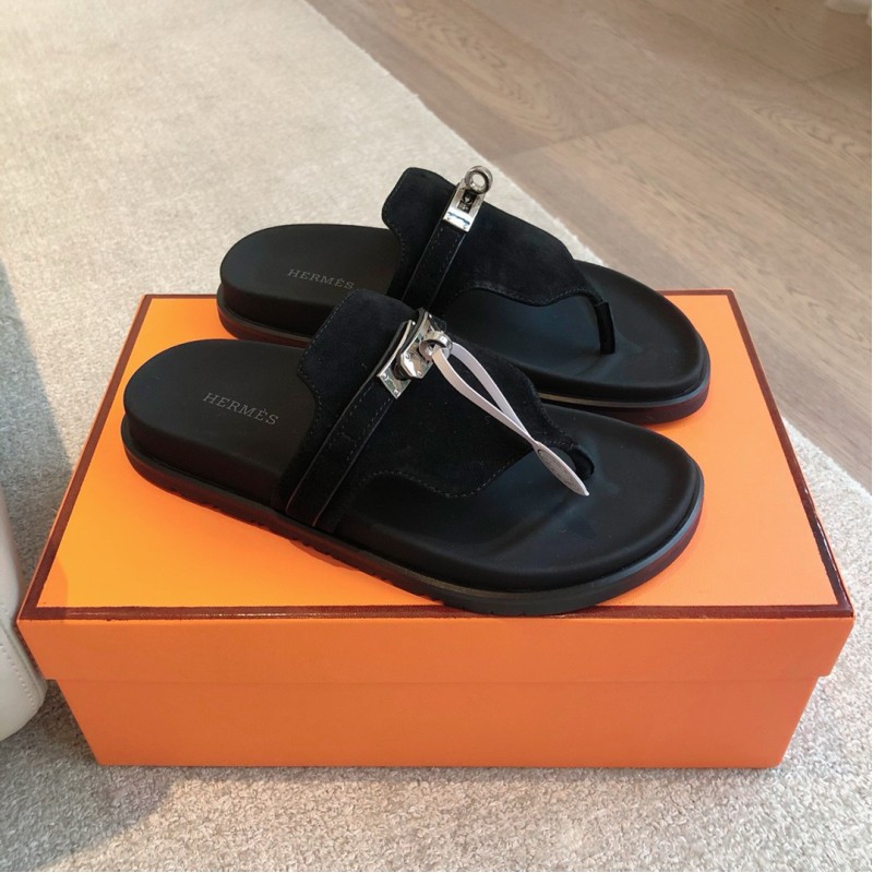 Hermes Eclair Slippers