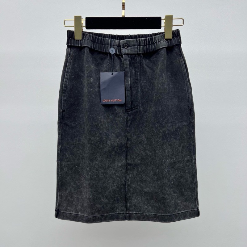 LV Denim Skirts