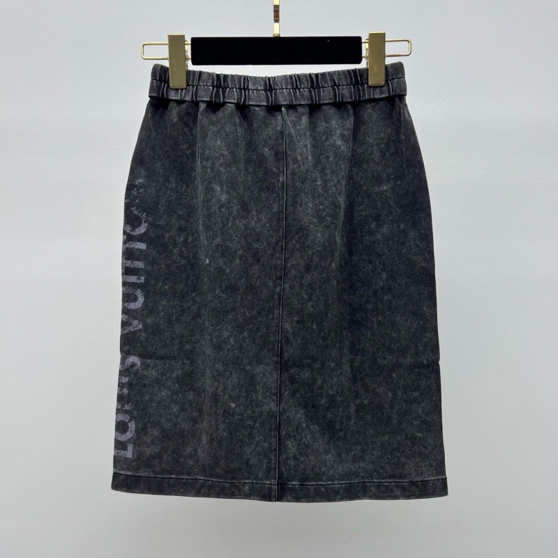 LV Denim Skirts