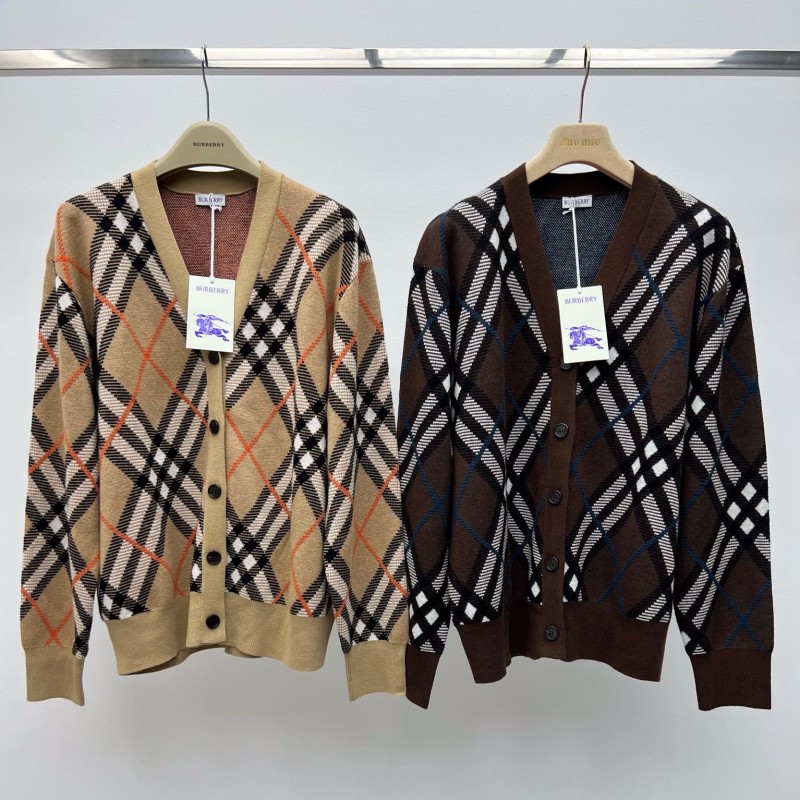 Burberry Unisex Wool Cardigan