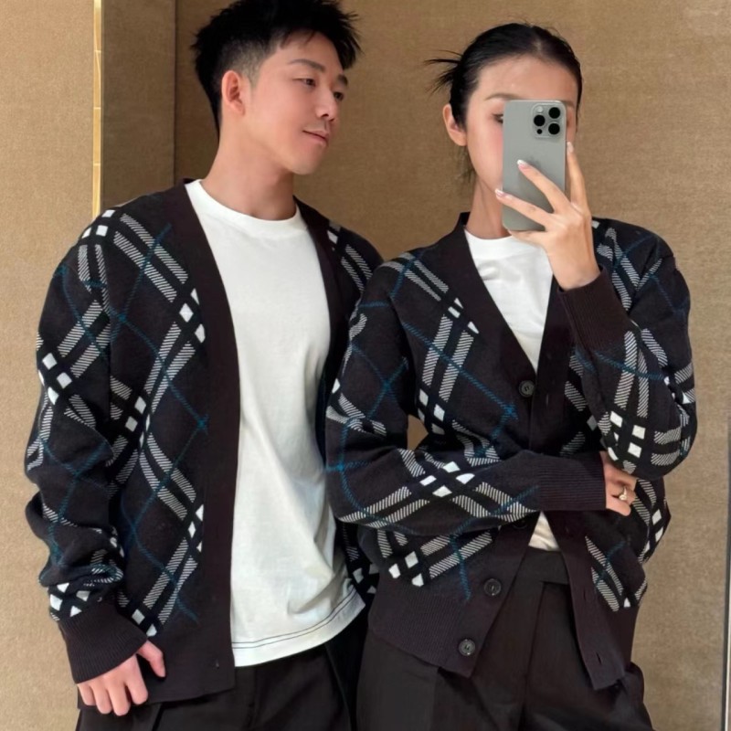 Burberry Unisex Wool Cardigan