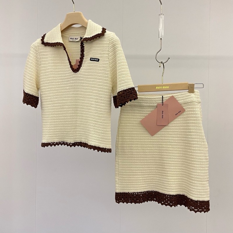 MiuMiu Knit Shirt & Skirts