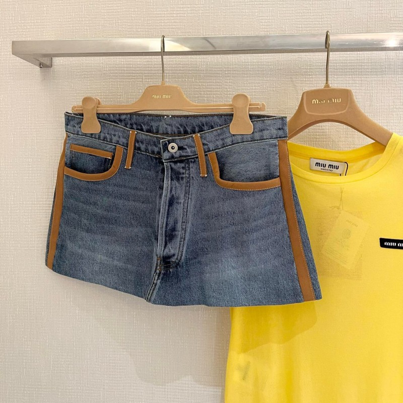 MiuMiu Denim Skirts